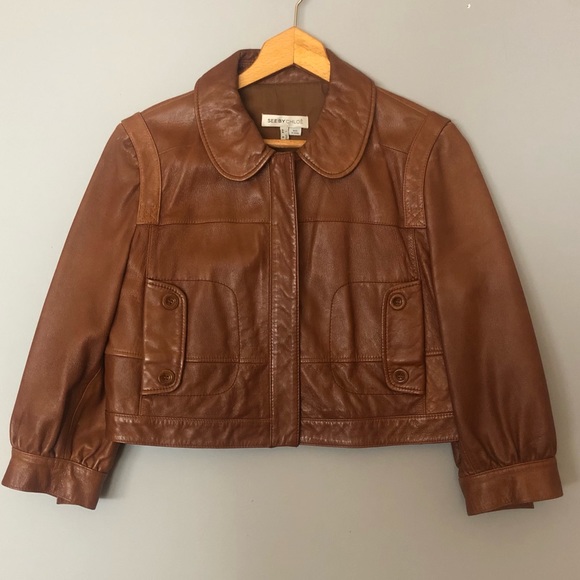 See By Chloe leather jacket. EUC - Picture 7 of 16